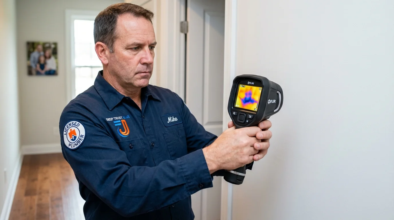Thermal imaging leak detection by Johns Plumbing LLC in New Ellenton